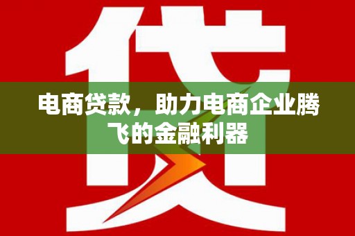 竹溪电商贷款，助力电商企业腾飞的金融利器