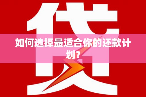 竹溪如何选择最适合你的还款计划？