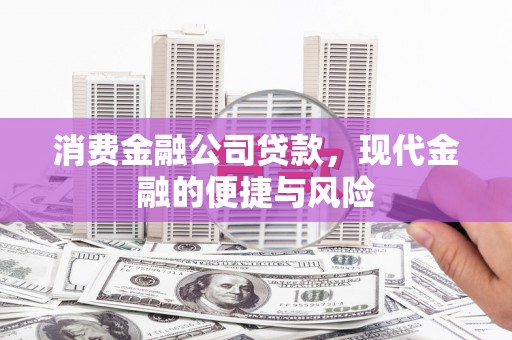 竹溪消费金融公司贷款，现代金融的便捷与风险