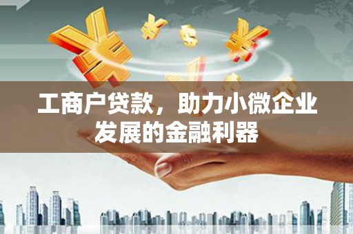 竹溪工商户贷款，助力小微企业发展的金融利器
