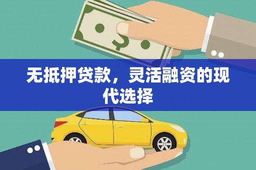 竹溪无抵押贷款，灵活融资的现代选择