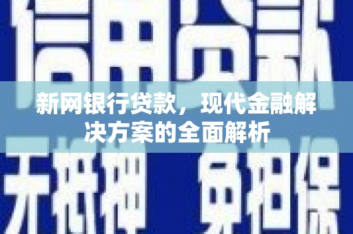竹溪新网银行贷款，现代金融解决方案的全面解析