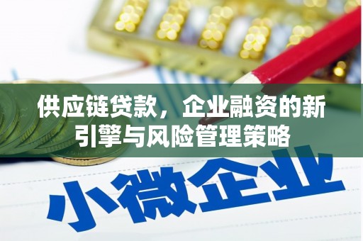 竹溪供应链贷款，企业融资的新引擎与风险管理策略