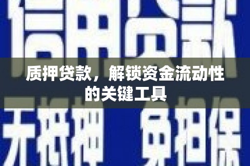 竹溪质押贷款，解锁资金流动性的关键工具